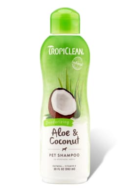 TROPICLEAN SHAMPOO DESODORIZANTE DE ALOE Y COCO 592 ML