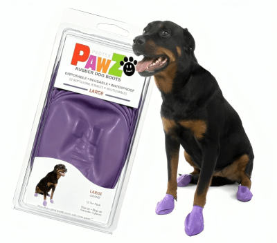 PROTEX PWAZ RUBBER DOG BOTAS PURPLE-TALLA LARGE1