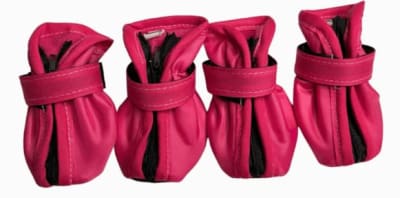 BOTAS ANTIDESLIZANTES IMPERMEABLES FUCSIA XL