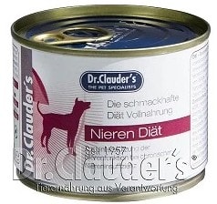 DR. CLAUDERS DOG DIAT (RSD) DIETA RENAL LATA  200 gr.