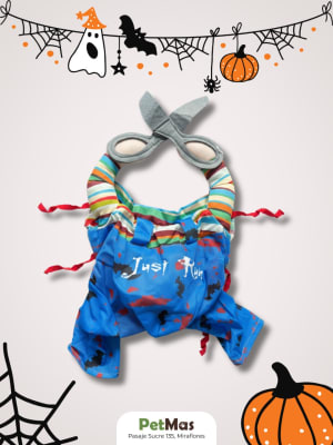 DISFRAZ DE 2 PATITAS DE CHUCKY PARA MASCOTA