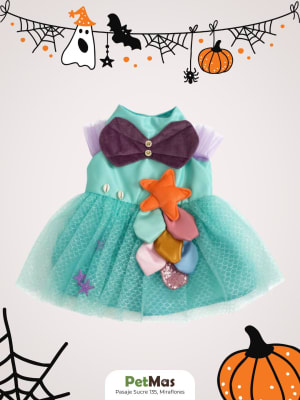 DISFRAZ VESTIDO SIRENA