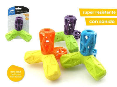 ANIMAL PLANET JUGUETE PREMIUM GEOMÉTRICO MODELO HUESO TRIPLE AP-D025-0111