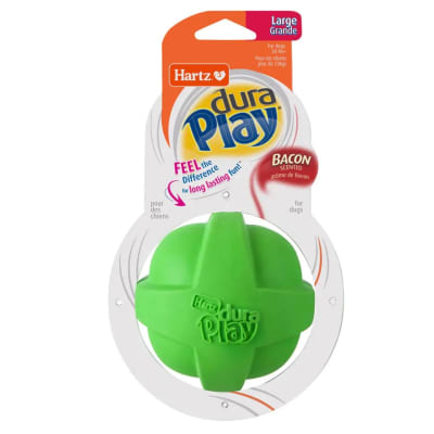 HARTZ DURA PLAY BALL DOG LARGE- VERDE