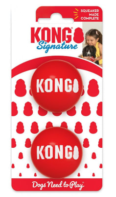 KONG SIGNATURE BALLS 2-PK2