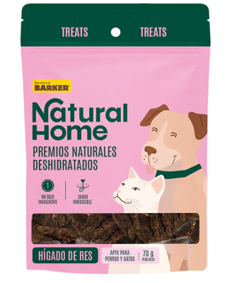 NATURAL HOME HIGADO DE RES DESHIDRATADOS (70 GR)