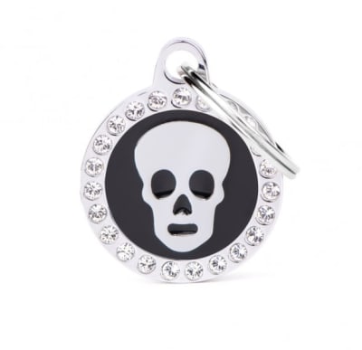 MY FAMILY GLAM BLACK SKULL SMALL