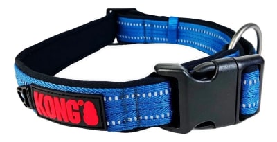 KONG COLLAR DE NYLON AZUL-MEDIUM