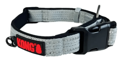 KONG COLLAR DE NYLON GRIS-SMALL