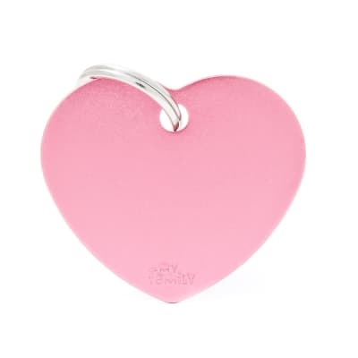 MY FAMILY BASIC ALUMINIUM PINK BIG HEART