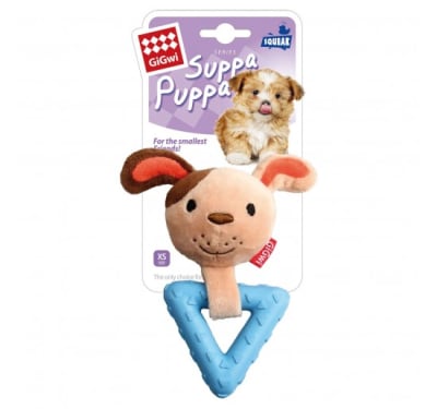 GIGWI SUPPA PUPPA DOG SQUEAKER RAZAS PEQUEÑAS1