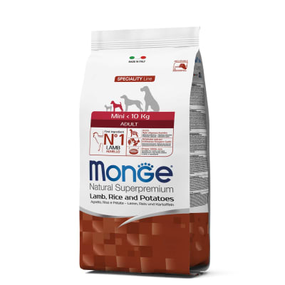MONGE PERRO ADUL EXTRA SMALL CORDERO 7.5 KG
