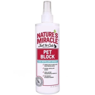NATURES MIRACLE SPRAY REPELENTE PET BLOCK (GATOS) 236 ML