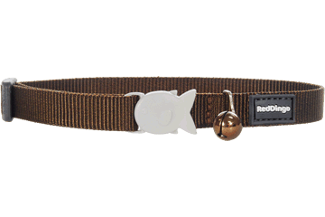 REDDINGO COLLAR GATO PLAIN MARRÓN1