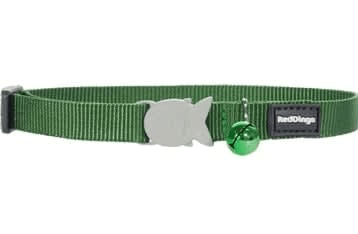 REDDINGO COLLAR GATO PLAIN GREEN1