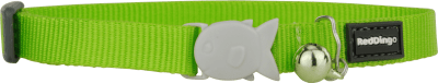 REDDINGO COLLAR GATO PLAIN LIME GREEN1