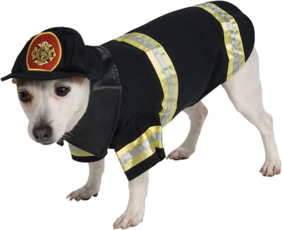 DISFRAZ PET COSTUME BOMBERO