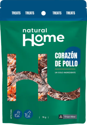 NATURAL HOME CORAZON DE POLLO  (70 GR)
