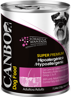 CANBO (PERRO) ADULTO HIPOALERGÉNICO LATA 330 GR1