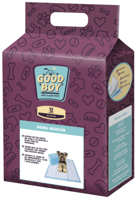 GOOD BOY DOG FLOOR PADS 12 UNID - 60 x 60 cm