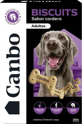 CANBO (PERRO) ADULTO GALLETAS SABOR A CORDERO 200 GR