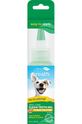 TROPICLEAN GEL REMOVEDOR DE PLACA DENTAL SABOR MANTEQUILLA DE MANÍ (PERRO - 59ML)