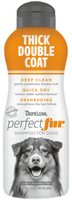 TROPICLEAN PERFECT FUR PARA PELAJE GRUESO DOBLE CAPA 473 ML2