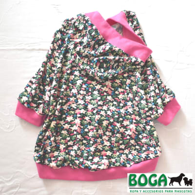 BOGA POLERA FUCSIA FLORES-10W1