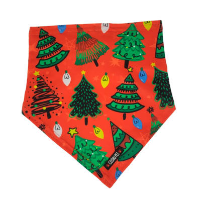 COSHUPET BANDANA NAVIDAD ARBOLES- SMALL