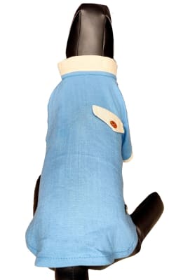MONCHERI CAMISA LINO AZUL