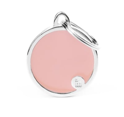 MY FAMILY HANDMADE BIG PINK CIRCLE SMALL