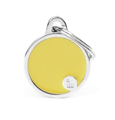 MY FAMILY HANDMADE YELLOW CIRCLE SMALL