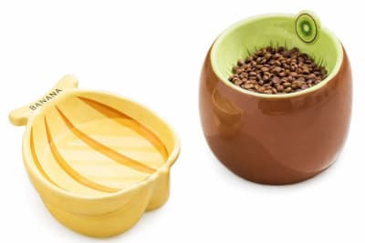 PLATO ELEVADO DE CERAMICA  PARA PERRO O GATOS1