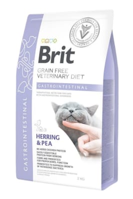 BRIT VETERINARY DIETS CAT GASTROINTESTINAL (2KG)1