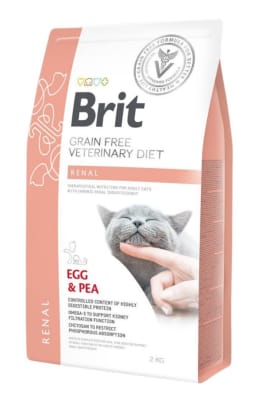 BRIT VETERINARY DIETS CAT RENAL (2KG)1