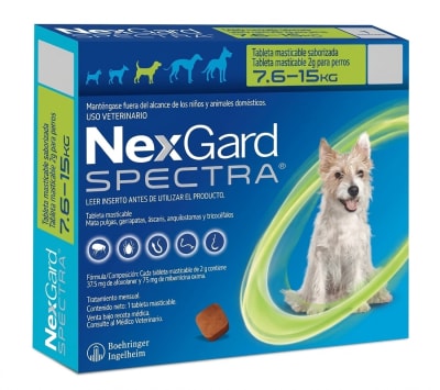 NEXGARD SPECTRA DE 7.6-15kg (PERRO)