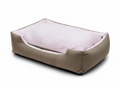 MONCHERI CAMA CORDUROY BEIGE / ROSADO HUELLITAS- LARGE1