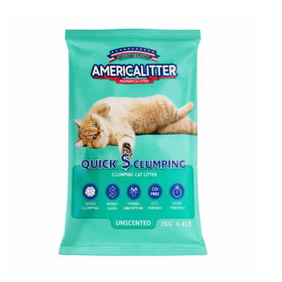 AMERICAN LITTER ARENA QUICK CLUMPING SIN AROMA 2KG