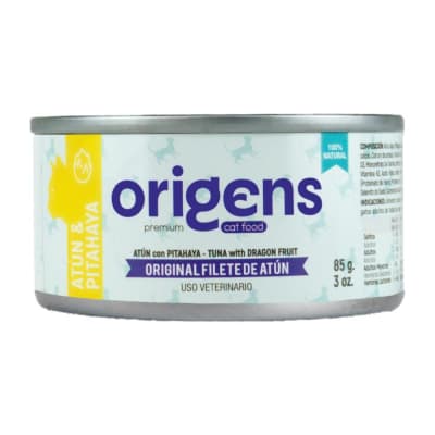 ORIGENS COMIDA HUMEDA PARA GATO DE ATUN Y PITAHAYA 85GR1