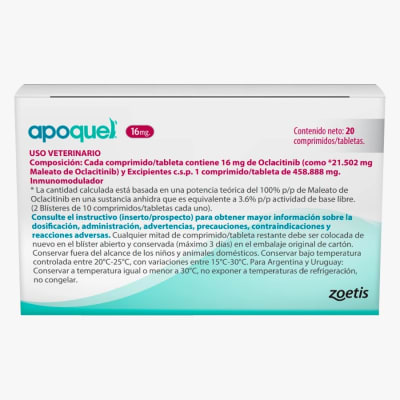APOQUEL DE 16 MG PARA PERROS CON ALERGIA EN LA PIEL1