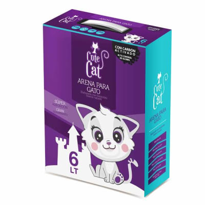 CUTE CAT ARENA PARA GATO CON CARBON ACTIVO