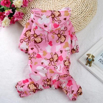 IMPERMEABLE MONITO ROSADO