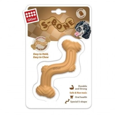 GIGWI NYLON BONE WITH S SHAPE