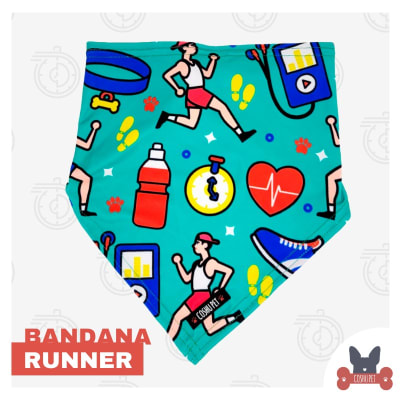 COSHUPET BANDANA RUNNER