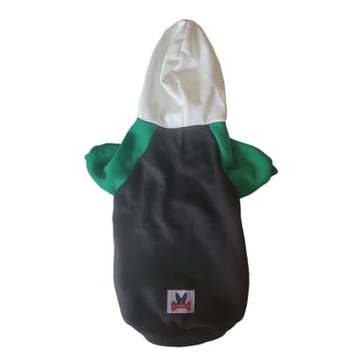 COSHUPET POLERA COLORFUL NEGRO CON VERDE1