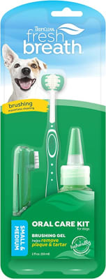 TROPICLEAN KIT DENTAL PERROS PEQUEÑOS Y MEDIANOS 59 ml