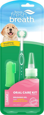 TROPICLEAN KIT DENTAL PERROS CACHORROS 59 ml