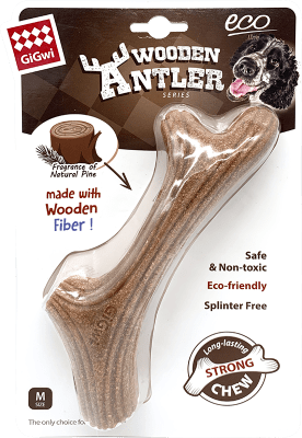 GIGWI DOG CHEW WOODEN ANTLER
