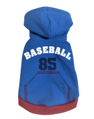 AZUL POLERA BASEBALL NRO 85-XS)1