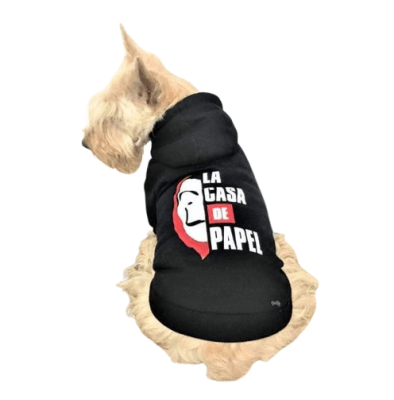 AZUL POLERA NEGRA CASA DE PAPEL